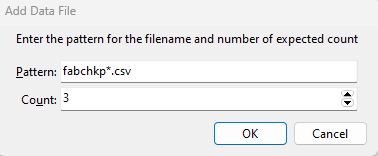 Add the file type, and how many input files to expect.